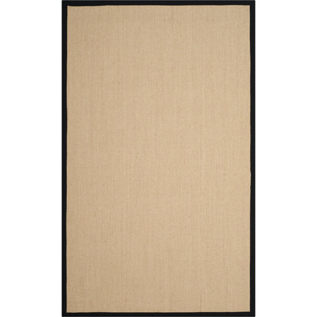 Safavieh Natural Fiber Sisal NF131A 2'6"x6' Beige/Black Rug