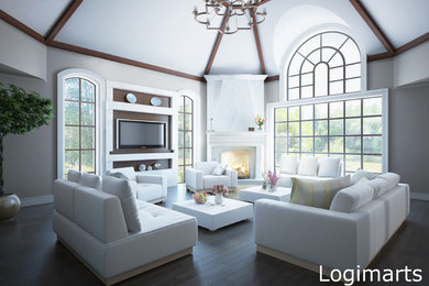 Classic Transitional Living Room