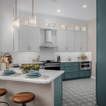Breakfast Bar & Lighting Details