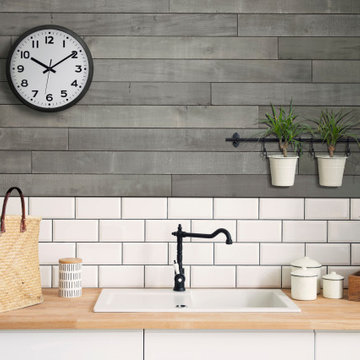 Weathered Wood Accent Boards - Cape Cod Gray