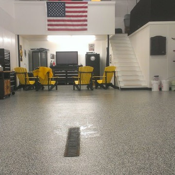 Absolute Garage - Garage Floors - Epoxy & Race Deck Tile
