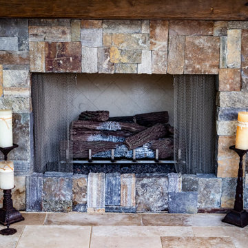 An Outdoor Oasis with Rustic Charm