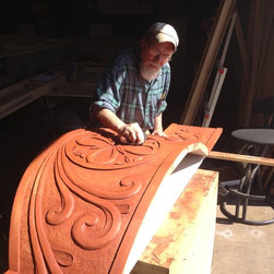 Hand Carved Alder Vanity Front - Bathroom Vanities And Sink Consoles