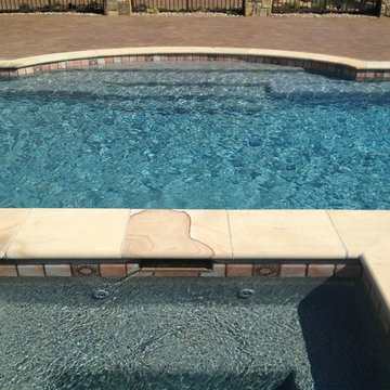 Blue Granite Pebble Sheen