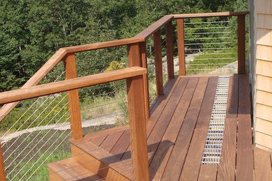 Deck - large rooftop deck idea in Other with no cover