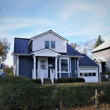 Installing Charcoal Grey Standing Seam Metal Roof on Cape Cod-Style Home in NJ
