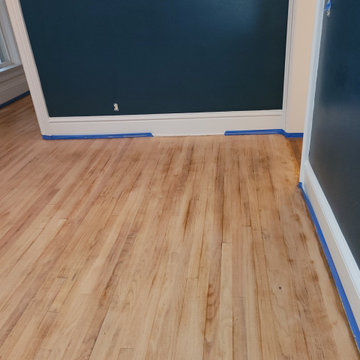 floor and stairway rehab in historical home