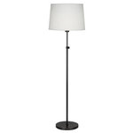 Robert Abbey - Robert Abbey Z463 Koleman - One Light Floor Lamp - Koleman One Light Floor Lamp Deep Patina Bronze Oyster Linen Shade *UL Approved: YES *Energy Star Qualified: n/a *ADA Certified: n/a *Number of Lights: Lamp: 1-*Wattage:100w A19 Medium Base bulb(s) *Bulb Included:No *Bulb Type:A19 Medium Base *Finish Type:Deep Patina Bronze