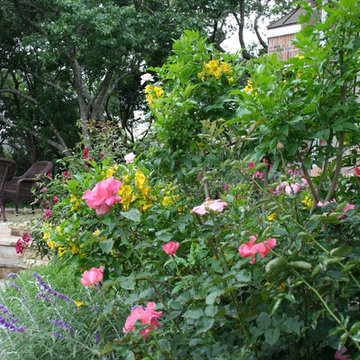 Traditional garden in Northwest Hills