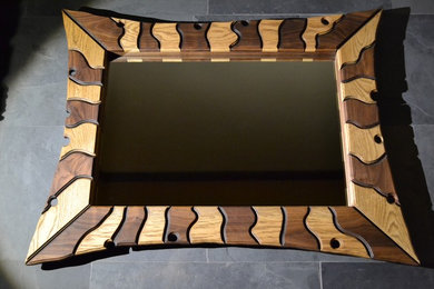 Zebra Swiss jigsaw mirror