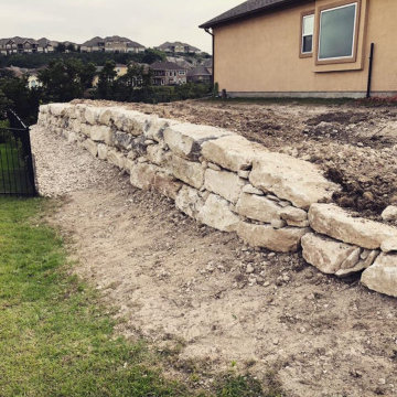 Retaining Walls, mailboxes, & columns, signs