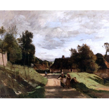 Jean-Baptiste-Camille Corot Near the Mill Chierry Aisne Wall Decal