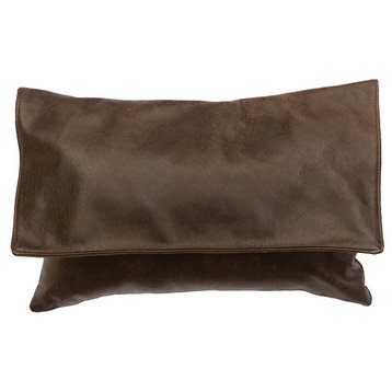 12"x18" Pillow, Leather Back