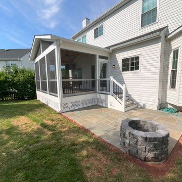 Moisture Shield Riverbank Screened-in Porch and Patio