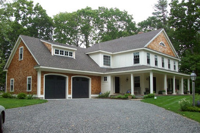 Inspiration for a timeless exterior home remodel in Boston