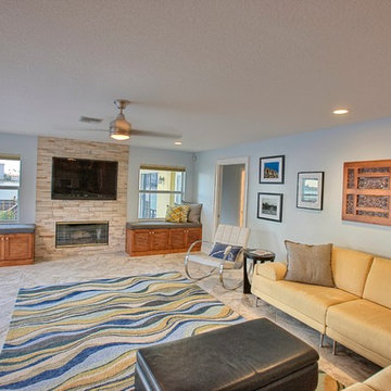 Transitional Remodel with Geometric Trim