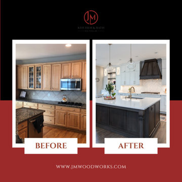 Witness the Power of Transformation! ✨ Before and After by JM Kitchen!