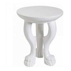 White Lola Accent Table | Pulp Home - Side Tables And End Tables
