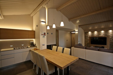Immagine di una cucina minimal