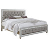 Global Furniture USA Riley Silver Tufted Full Bed