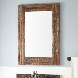 Benoist Reclaimed Wood Vanity Mirror- Pine - Products