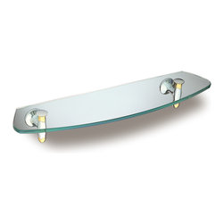 Secret Bath. Glass shelf. Chrome-gold.Filigrana collection - Bathroom Cabinets