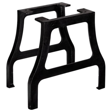 Vidaxl Coffee Table Legs 2-Piece A-Frame Cast Iron