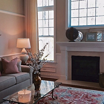 Living Room,Soft Hues of Cream,Blue,Cinnamon~