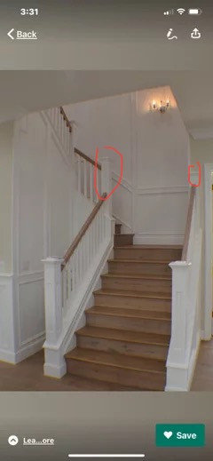 Staircase: Gooseneck or no? | Houzz Forum
