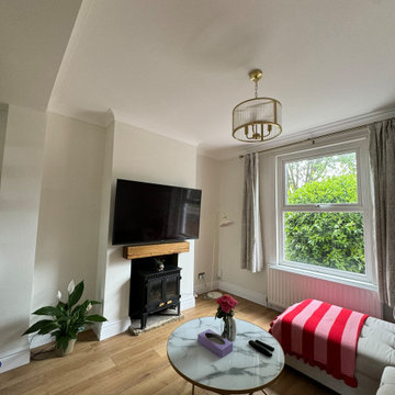 Living Room Interior Design & Painting Renovation in Bromley