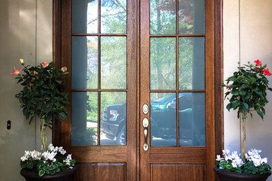 Front Door Window Film - Complete Privacy - 3M Opaque White