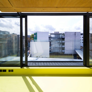Green Room Loft - Living Room View