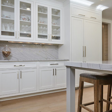 White Quartzite Kitchen