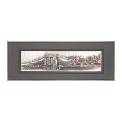 Aluminum Bridge Framed Wall Art - Drawings And Illustrations