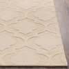 Solid and Border 9'9  x9'9   Neutral Area Rug