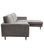 Kelsey Reversible Chaise Sectional in Grey Fabric by Diamond Sofa