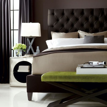 Sutton Tufted Fabric Bed