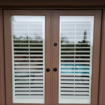 Shutters Meet Patio Doors