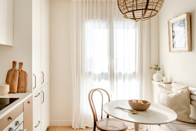 Example of a beach style kitchen design in Toronto