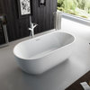 Bevier 67" Freestanding Bathtub with no faucet