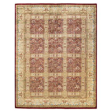 Udaipur, One-of-a-Kind Hand-Knotted Area Rug Red, 8'2"x10'5"