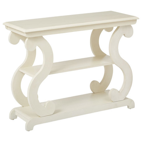 Ashland Console Table, Antique Beige