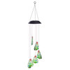 Solar Wind Chime 6-Color Changing Led, Valentine Tree