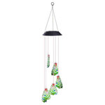 Yescom - Solar Wind Chime 6-Color Changing Led, Valentine Tree - Features: