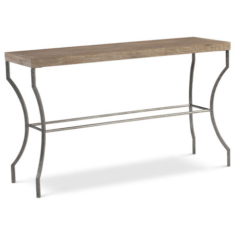 Bernhardt Tribeca Console Table With Steel Legs