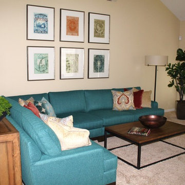 Modern Global Family Room