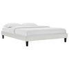 Elise Queen Performance Velvet Platform Bed MOD-6692-LGR