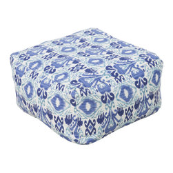 Surya Poufs- (POUF-117) - Floor Pillows And Poufs