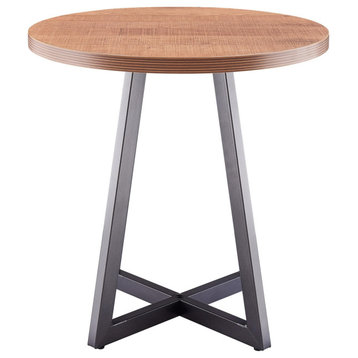 Courtdale Round End Table - Gliese Brown