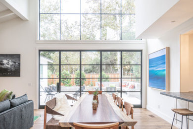 Inspiration for a country dining room remodel in Santa Barbara